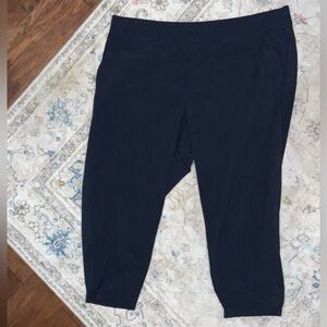 Athleta Dark Navy Blue Ankle Pants Size 26